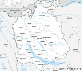 Karte Kanton Zürich – Karte der Schweiz
